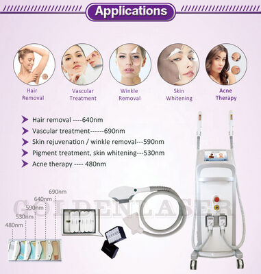 Halfgeleider 808nm Laserdiodelaser Ontharingsmachine met Saffier Contactkoeling 0 tot 5 graden en Halfgeleider Water-Luchtkoelsysteem