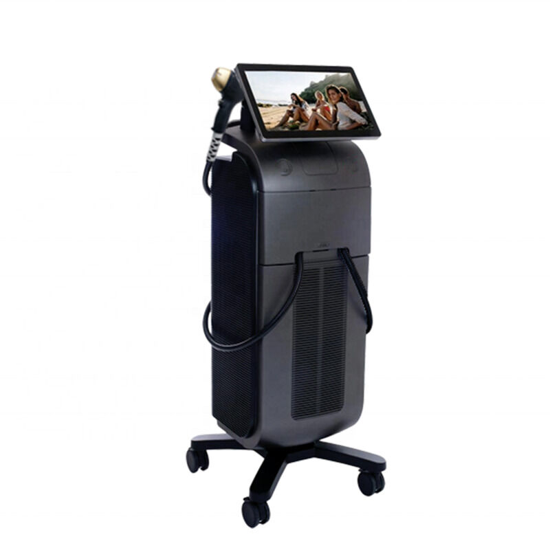 Noodstopknop Diode Laser Ontharingsmachine met Halfgeleider Water Luchtkoelsysteem voor Effectieve Ontharing